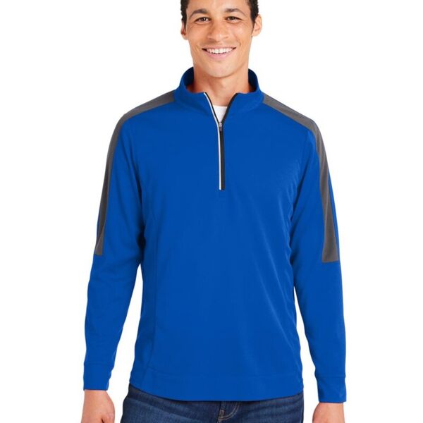 Market Snag Protect Mesh Colorblock Quarter-Zip Pullover Thumbnail