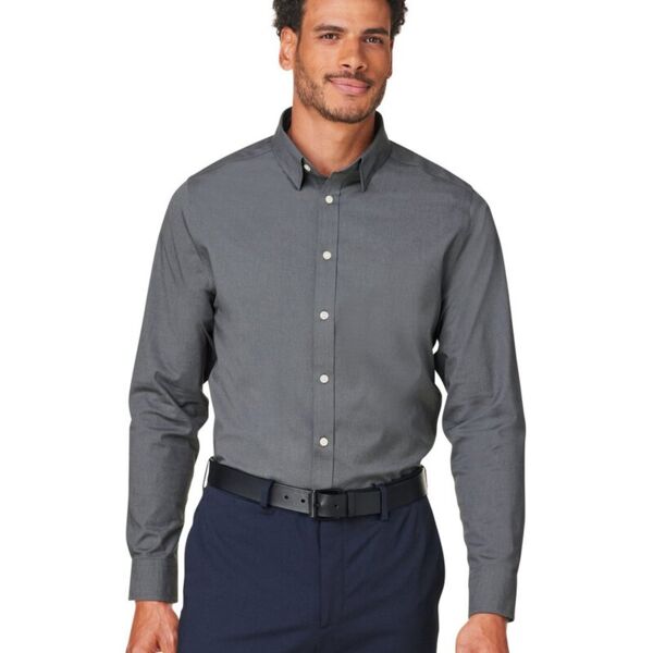 CrownLux Performance® Spencer Poplin Dress Shirt Thumbnail