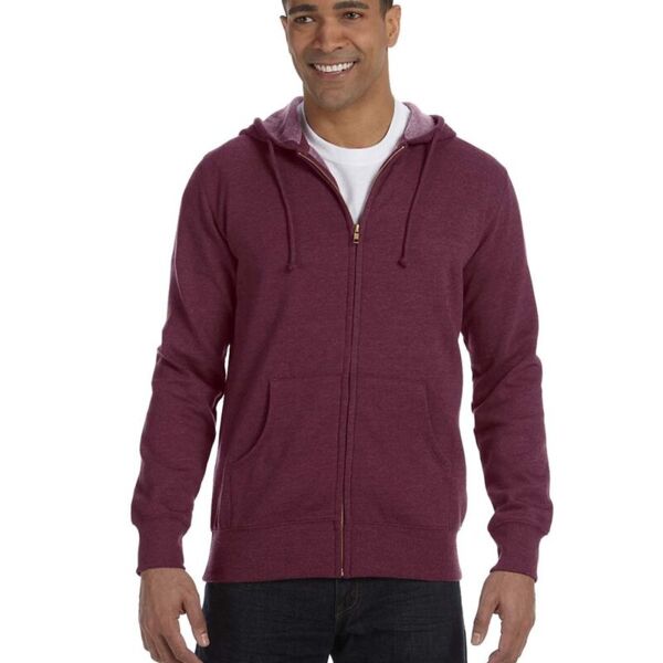 Heathered Full-Zip Hooded Sweatshirt Thumbnail