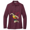 Women's Silk Touch Long Sleeve Polo Thumbnail
