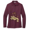 Women's Silk Touch Long Sleeve Polo Thumbnail