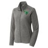 Women's Heather Microfleece Full Zip Jacket Thumbnail
