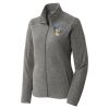 Women's Heather Microfleece Full Zip Jacket Thumbnail