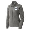 Women's Heather Microfleece Full Zip Jacket Thumbnail